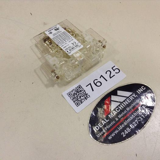 Used ALLEN BRADLEY Auxiliary Contact 195-GA10 SER A #76125