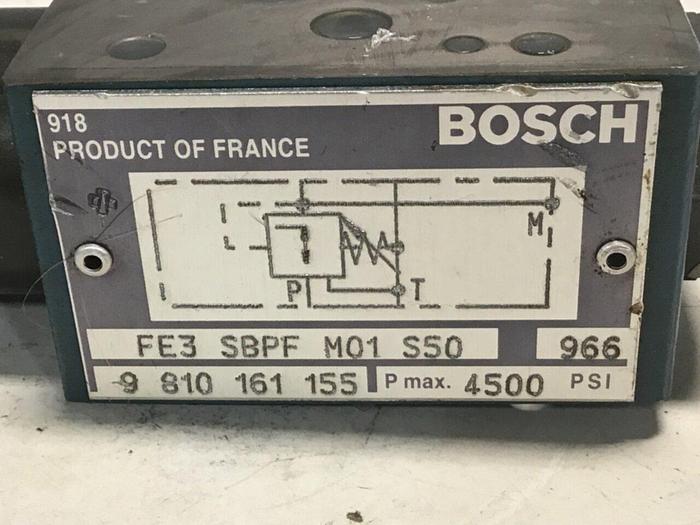 Used BOSCH Valve FE3SBPFM01S50 9 810 161 155 #137547