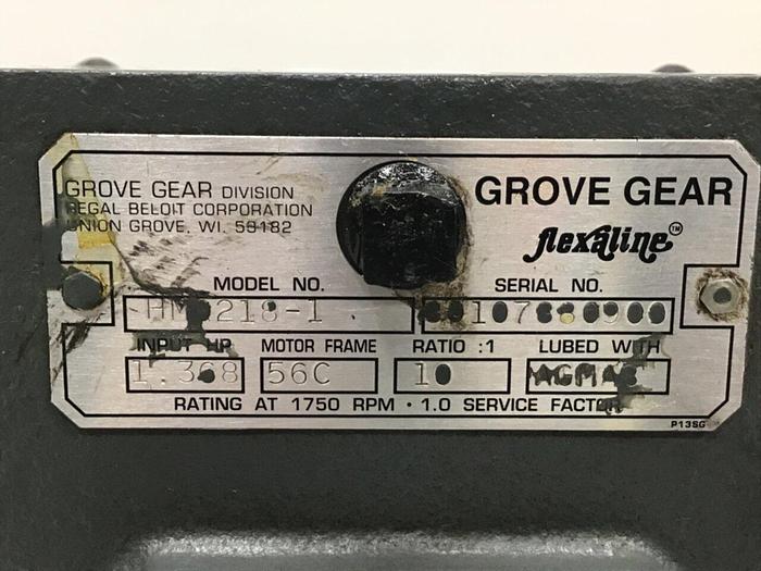 Used GROVE GEAR Gearbox HM0218-1 #132070