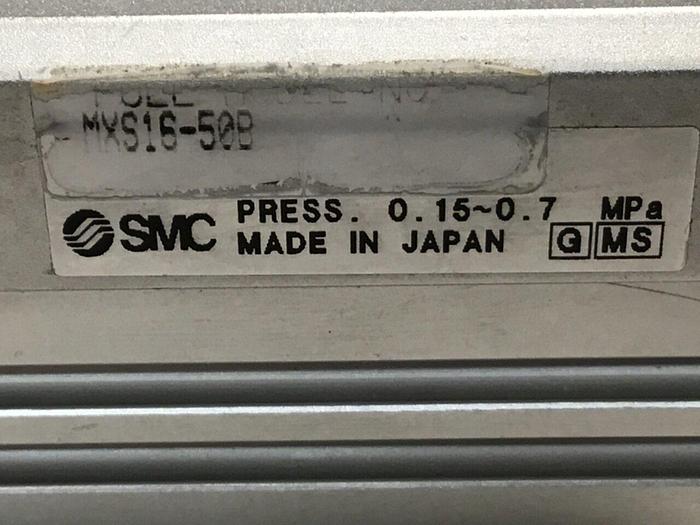 Used SMC Cylinder Slide Table MXS16-50B #121007