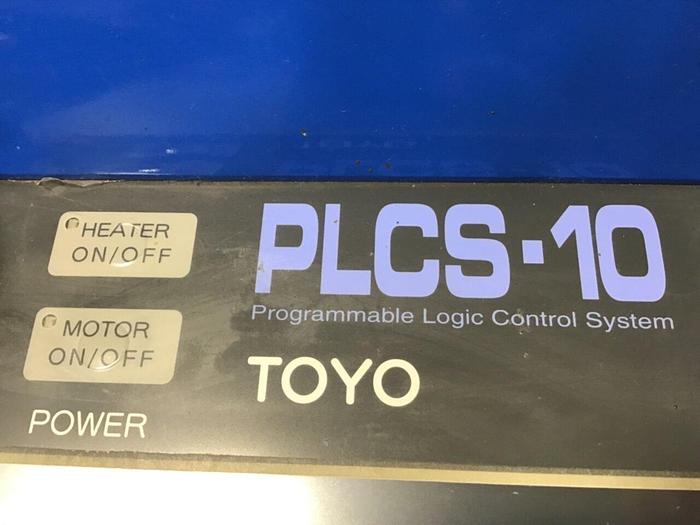 Used TOYO Operator Panel w/PC Card PLCS-10 Used