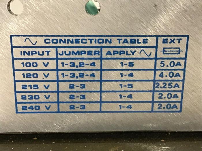 Used CONDOR Power Supply HDCC150W-A+ #120657