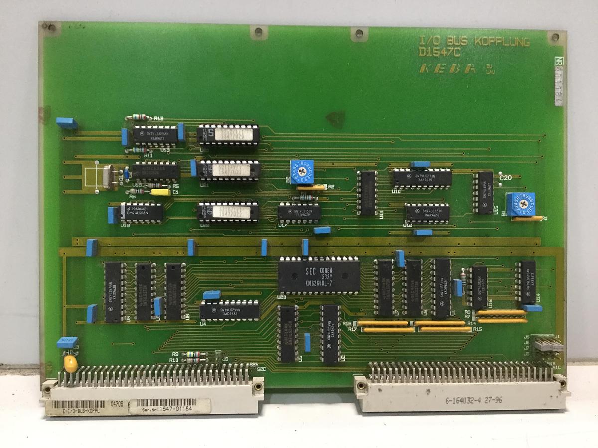 Used KEBA Circuit Board / Engel I/O BUS KOPPLUNG D1547C Used