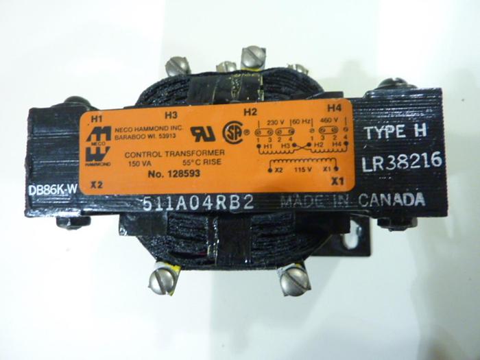 Used NECO HAMMOND 0.15 kVA Transformer 128593 #41879