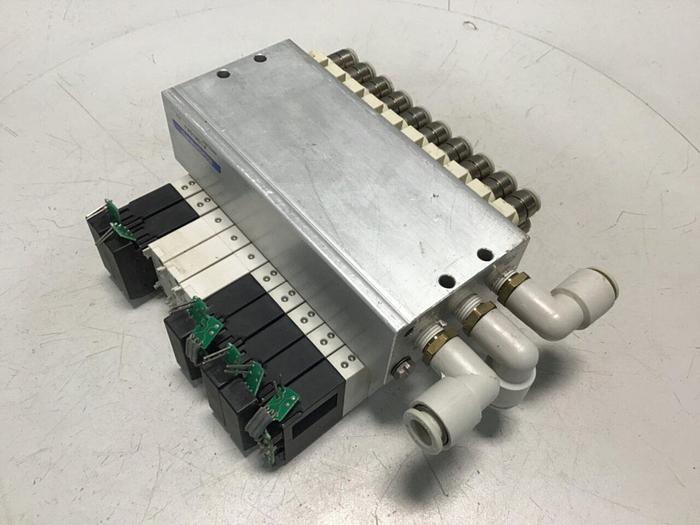 Used KOGANEI Manifold w/ Valves F10M10AJ USED #121087