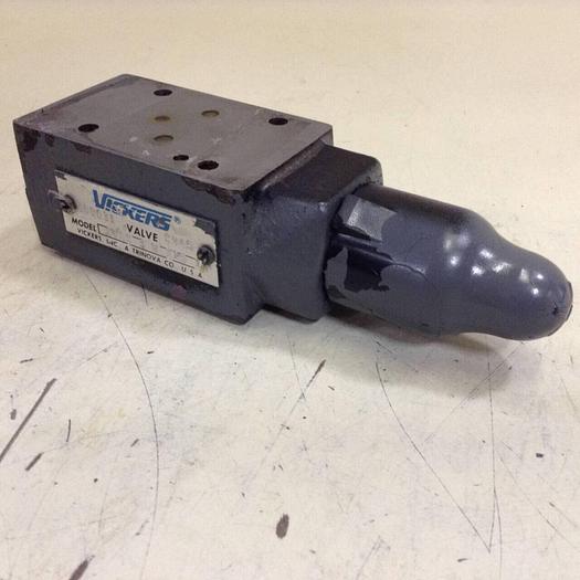 Used VICKERS Relief Valve CVGC 3 W 125 10 #89196