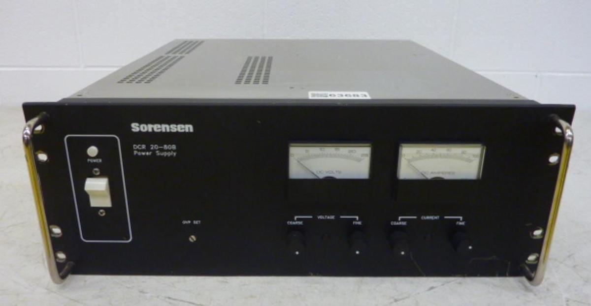 Used SORENSEN Power Supply DCR 20-80B2 USED