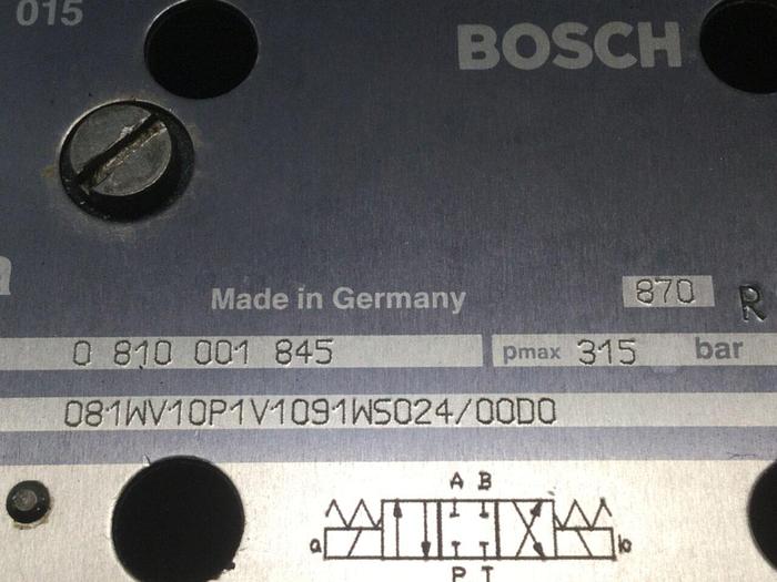 Used BOSCH Valve 0 810 001 845 Used