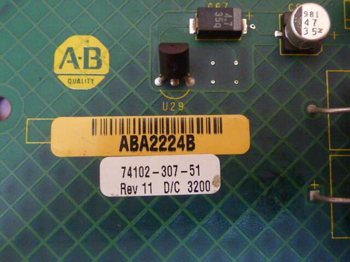 Used ALLEN BRADLEY Circuit Board 74102-307-51 #36299