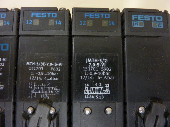Used FESTO Control Block w/ Valves IFB8-03 #52788