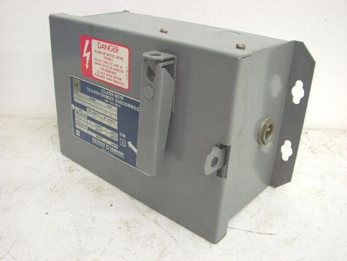 Used SQUARE D Transformer Disconnect 9070-SK5271M #8886