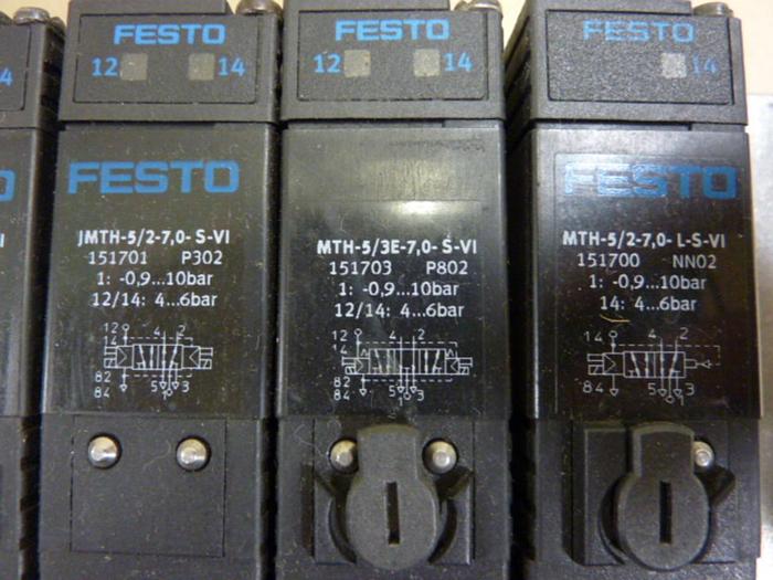 Used FESTO Control Block w/ Valves IFB8-03 #52693