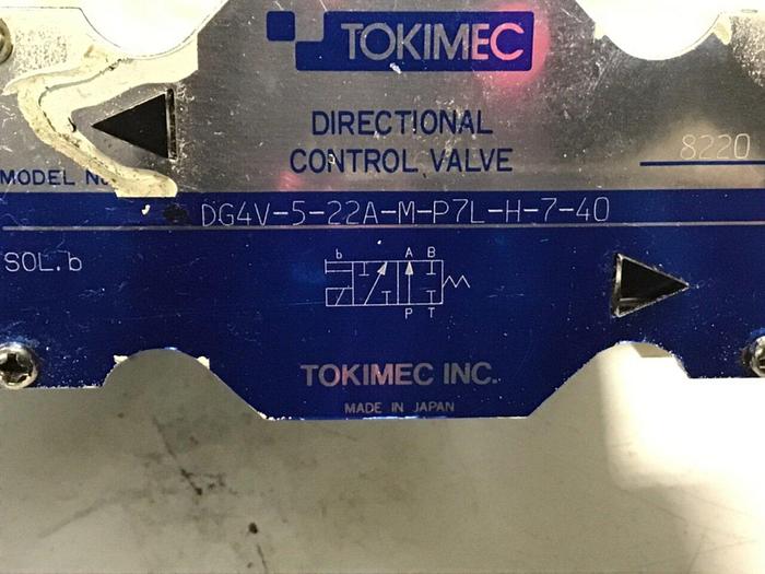 Used TOKIMEC Valve DG4V-5-22A-M-P7L-H-7-40 Used