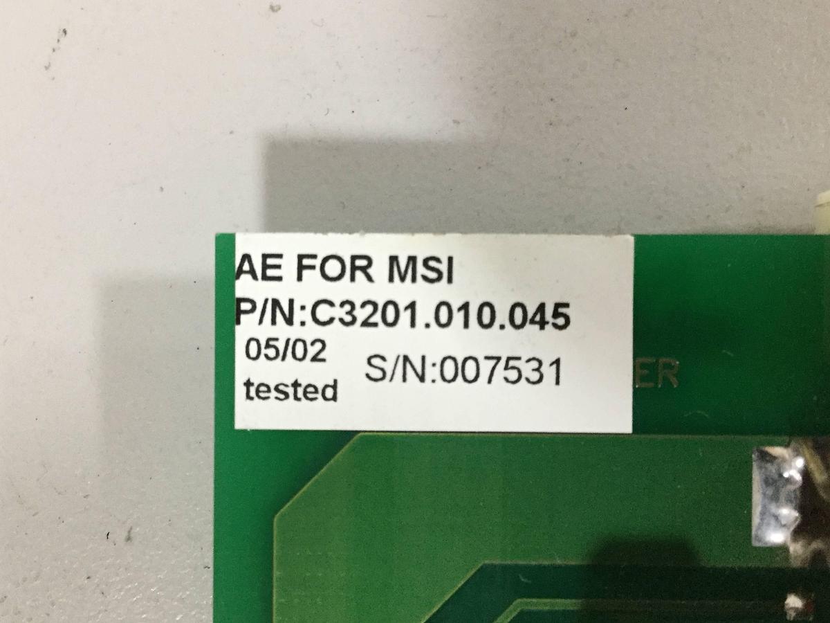 Used AMERICAN MSI Control Board C3201.010.045 Used 