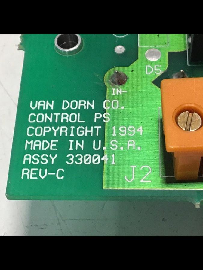 Used VAN DORN Circuit Board 330041 PC330-041 Used