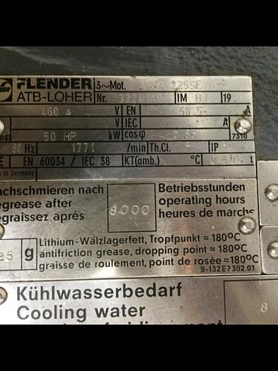 Used FLENDER 50 HP Motor ANWA-225SE-04F #109451