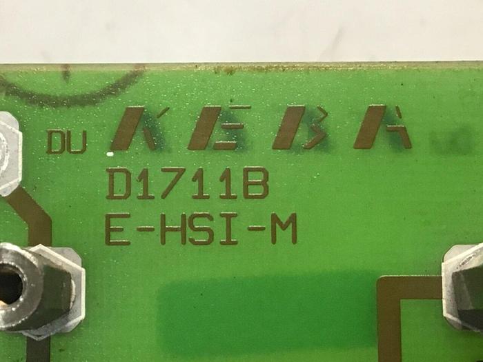 Used KEBA Circuit Board E-HSI-M D1711B #129513