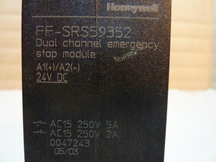 Used HONEYWELL Emergency Stop Module FF-SRS59352 #34877