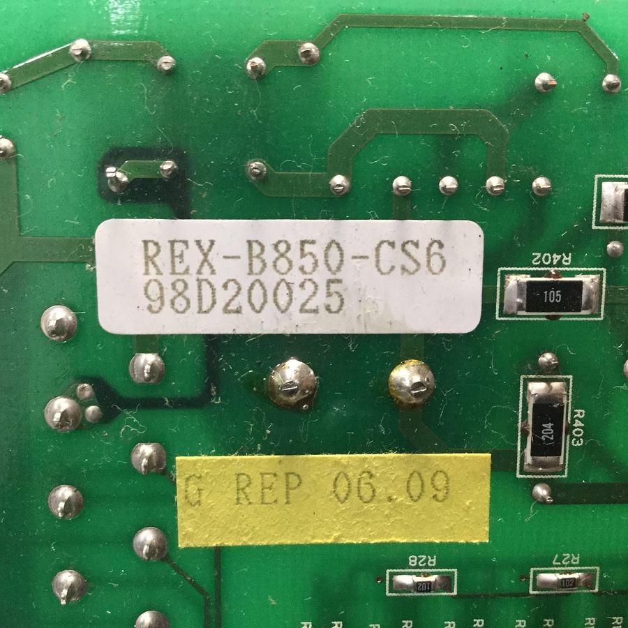 Used RKC Temperature Control Board REX-B850-CS6 Used