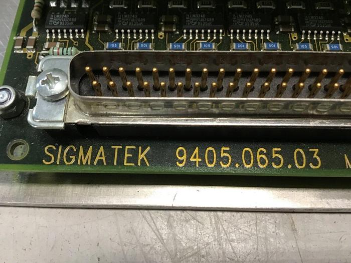 Used SIGMATEK Circuit Board NC4 KOMPAKT 01-250-010-D USED #139503