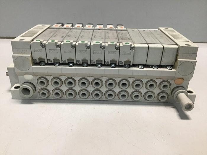 Used SMC Solenoid Valves & Manifold VVQ2000-10A-1 #115101