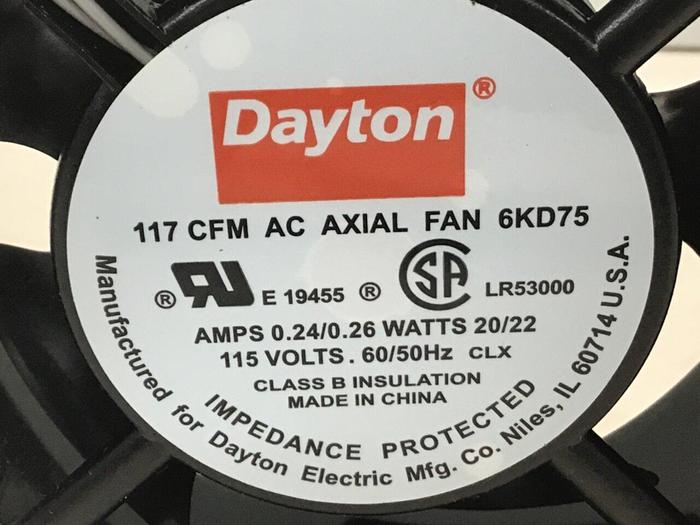 DAYTON AC Axial Fan 6KD75 #124874
