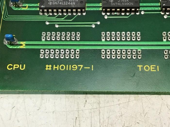 Used TOEI ELECTRIC CPU Board H01197-1 Used