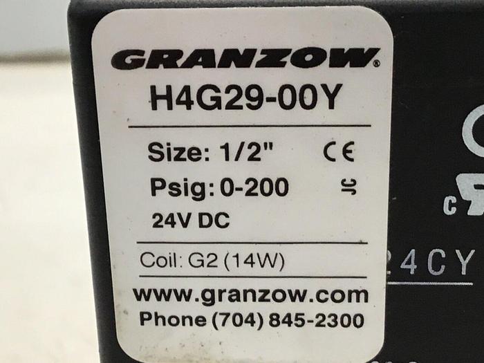 Used GRANZOW Valve H4G29-00Y #126018