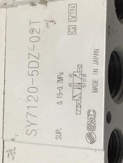 Used SMC Solenoid Valve SY7120-5DZ-02T #122236