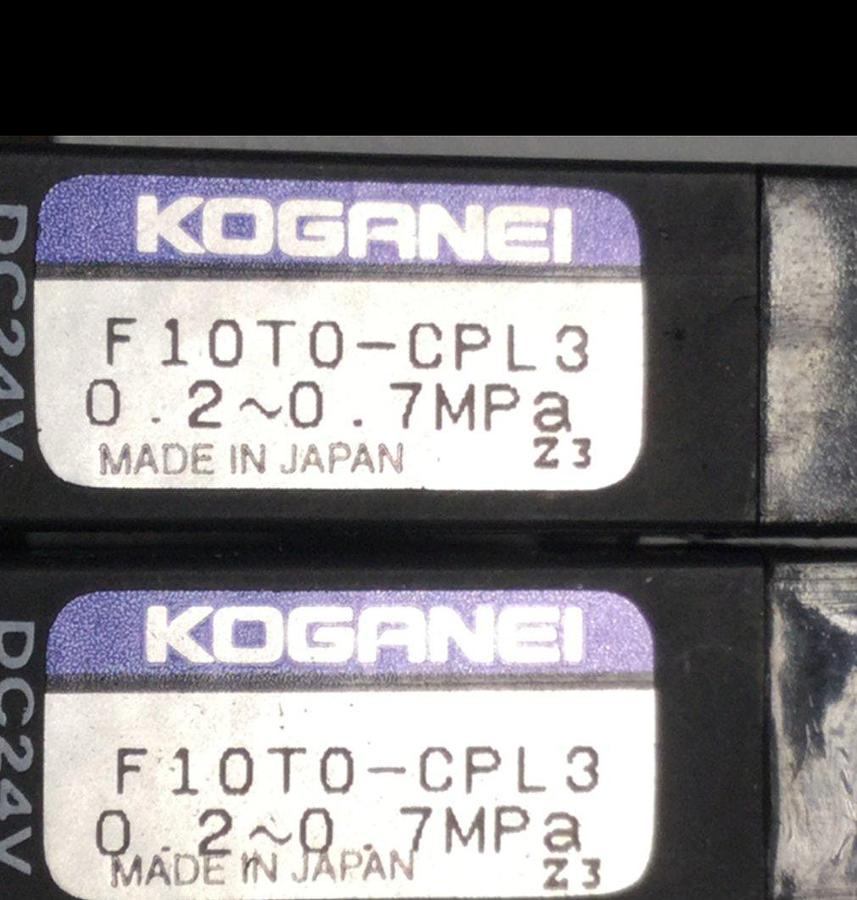 Used KOGANEI Manifold w/ Valves F10M4AJ USED