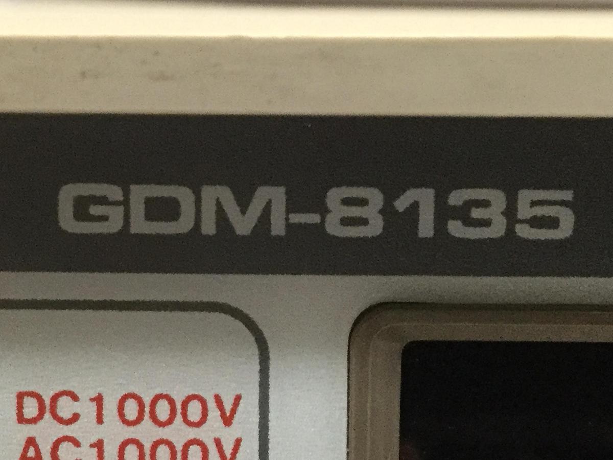 Used GW INSTEK Digital Multimeter GDM-8135 Used
