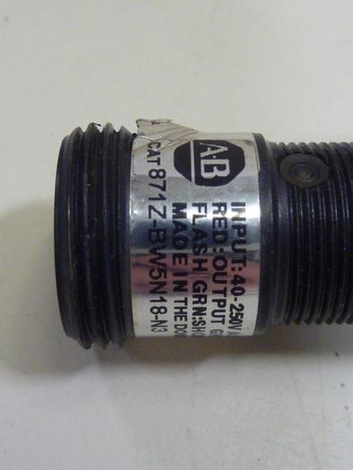 Used ALLEN BRADLEY Photoswitch 871Z-BW5N18-N3 #62591