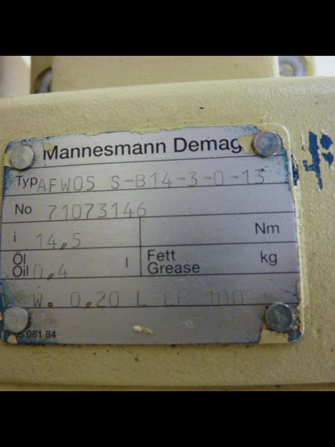 Used MANNESMANN DEMAG Microspeed Unit FG06 U1-H2-F2 Used