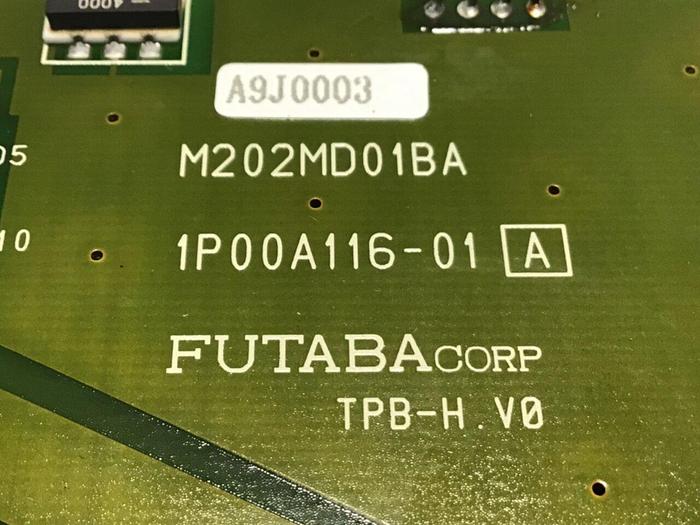 Used FUTABA Conair Dryer Display Screen 1P00A116-01 #143665