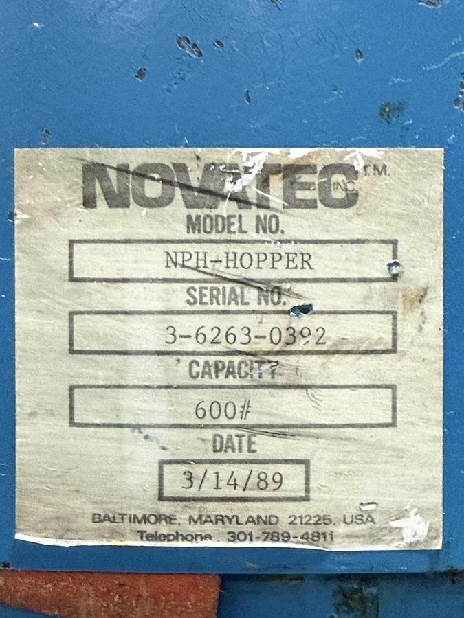Used 1989 Novatec NPH-HOPPER