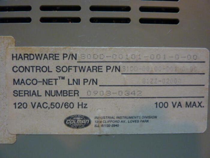 Used BARBER COLMAN Power Module 80DD-00101-001-0-00 Used