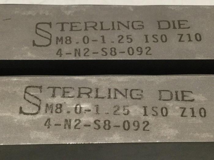 STERLING Thread Rolling Die 4-N2-S8-092 (S) #110317