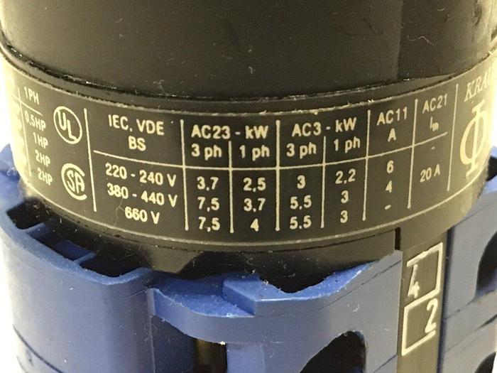 Used KRAUS & NAIMER Selector Switch CA11 A730 #130659