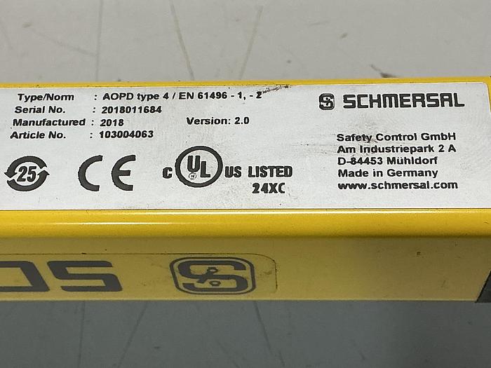 Used SCHMERSAL SLG440COM-E-0800-03