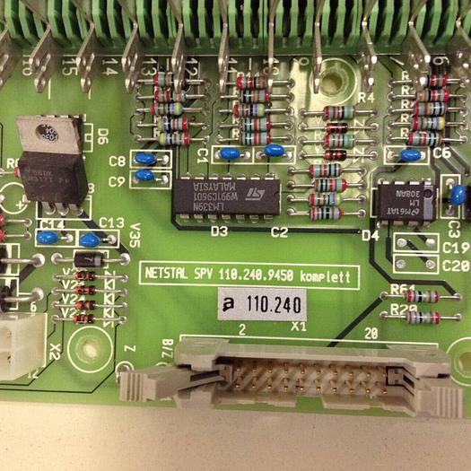 Used NETSTAL Circuit Board SPV 110.240.9450 #77966