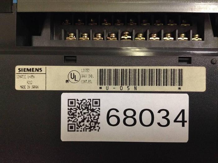 Used SIEMENS Input Module U-05N #68034
