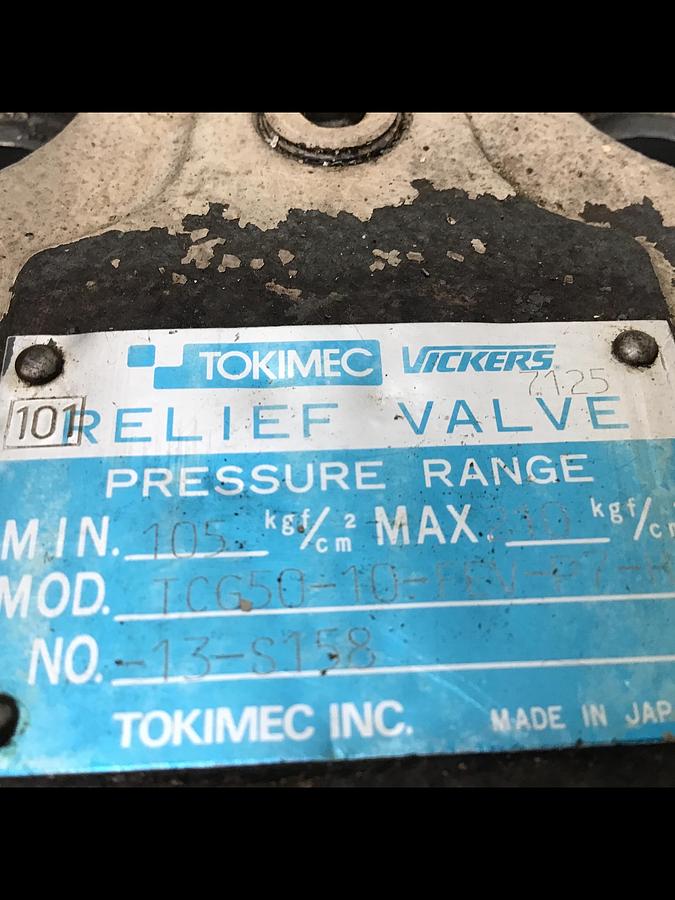 Used VICKERS TCG50-10-FEV-P7-H-13-S158 Valve Used #141198