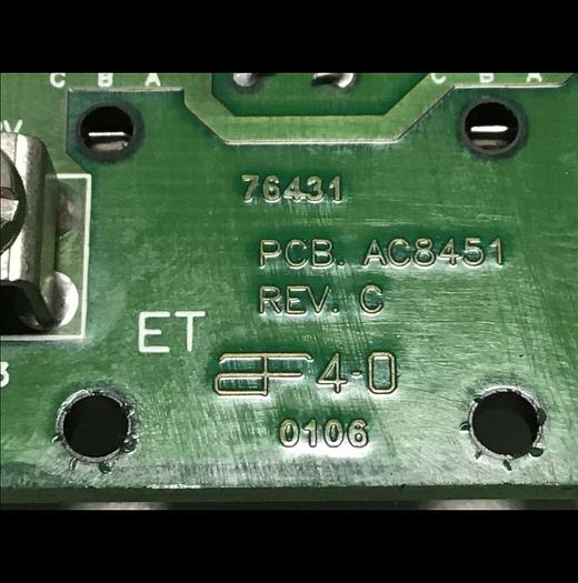 Used APSCO Van Dorn Rack Circuit Board AC8450 USED
