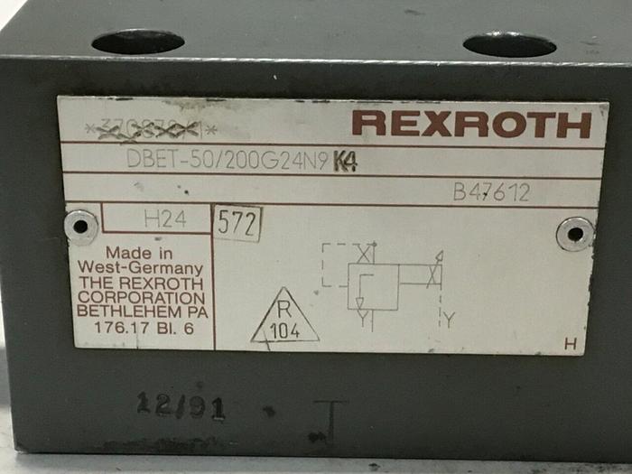 Used REXROTH Valve DBET50200G24N9K4 #140406