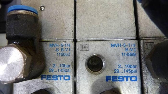 Used FESTO Control Block / Valve Terminal IFB8-02 #52721