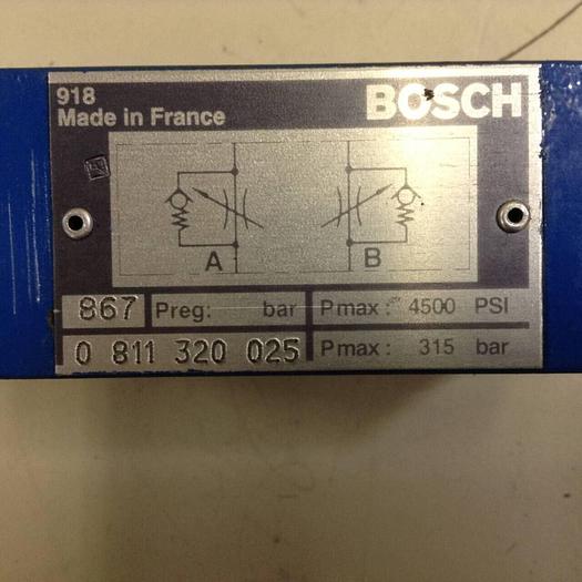 Used BOSCH Valve 0 811 320 025 #87861