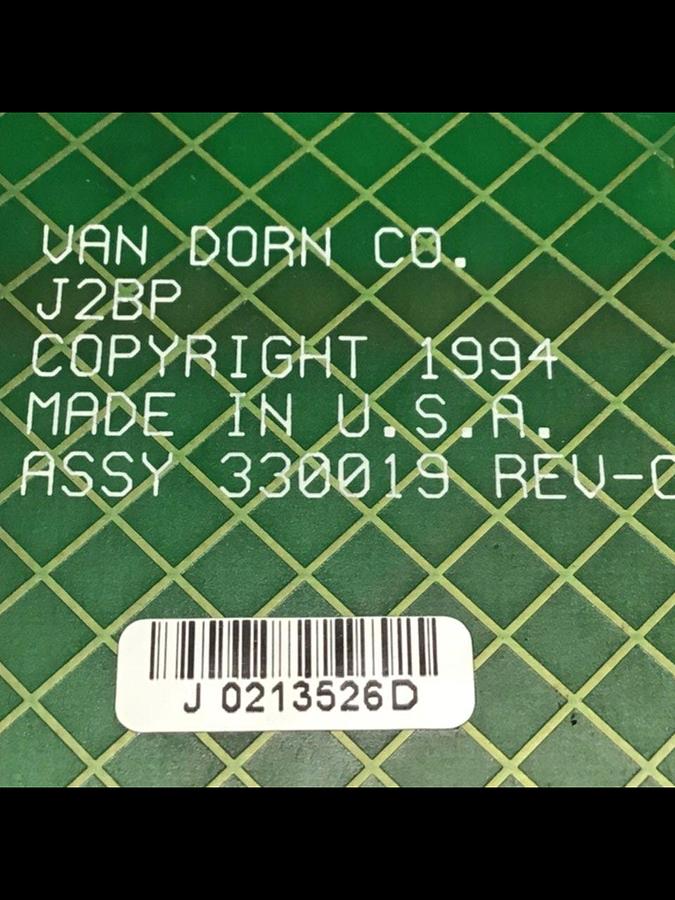 Used VAN DORN Circuit Board 330019 PC330-019 330-019 Used