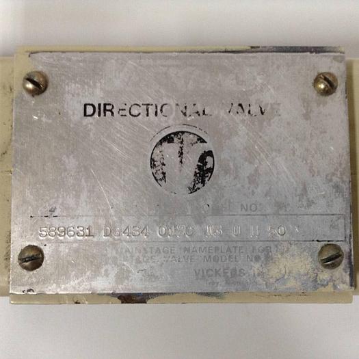 Used VICKERS Directional Valve DG4S4012CW3UH50 #89910