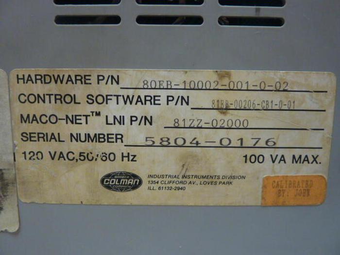 Used BARBER COLMAN Process Module 80EB-10002-001-0-02 Used