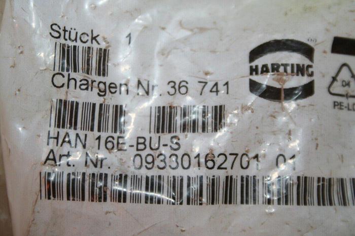 HARTING Connector 16E-BU-S New